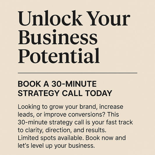 30 Minute Strategy Call