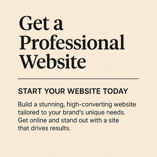 Professional Website Creation - Custom Built for Your Business